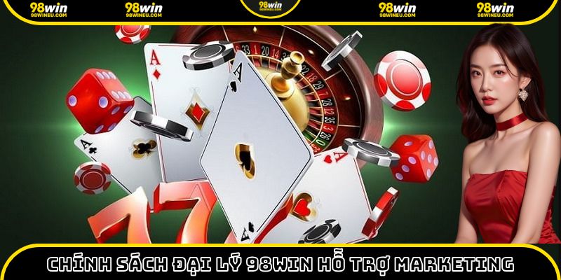 Hỗ trợ marketing toàn diện theo chính sách đại lý 98Win 