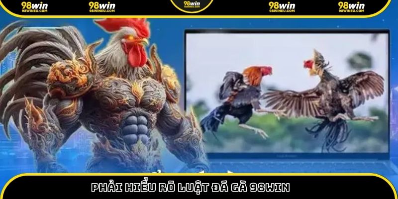 Phải hiểu rõ luật đá gà 98WIN 